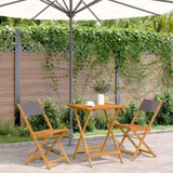 Bistro Set Anthracite Solid acacia wood, 100% polyester Small 3281761
