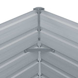 Raised Garden Bed 160x80x45 cm Galvanised Steel Anthracite 47013