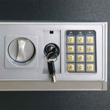 Digital Safe with Lock Dark grey 35 x 31 x 50 cm Steel 42011308