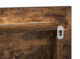 Mirror Wall-mounted Brown 80 x 37 cm Glass and Engineered Wood 863303