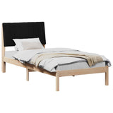 Bed Frame with Headboard Brown 90 x 200 cm Solid Pine Wood 878916