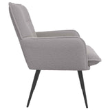 Armchair Light Grey Boucl 42047692
