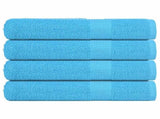 Sauna Towels "FROGN" 4 pcs Turquoise 80x200 cm 360 gsm 136984
