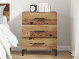 Bedside Cabinet Old Wood 40 x 40 x 66 cm Engineered Wood 882116