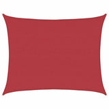 Sunshade Sail 160 g/m Red 6x8 m HDPE 311635