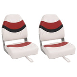 Foldable Boat Seats 2pcs with High Back 44x38x55 cm 3284320