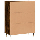 Sideboard Smoked Oak 69.5x34x90 cm Engineered Wood 830177