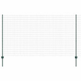Fence with Posts Green 1.4 x 10 m Steel 3335977