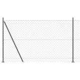 Welded Wire Fence with Concrete Base 10 x 1.6 m 3351269