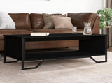 Coffee Table Black 100x51x40 cm Engineered Wood 848479