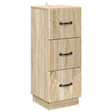 Drawer Cabinet Sonoma Oak 33 x 34.5 x 87 cm Engineered Wood 895307