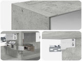 Bathroom Mirror Cabinet Concrete Grey 30 x 10.5 x 50 cm 889010