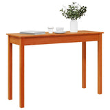 Console Table Wax Brown 110x40x75 cm Solid Wood Pine 847172