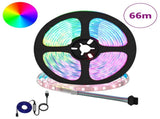 LED Strip 12 pcs Black and Transparent 5500 mm 3429133