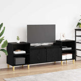 TV Cabinet Black Oak 160 x 35 x 55 cm Engineered Wood 881026