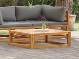 Coffee Table Natural Wood Solid acacia wood Medium Durable 311866