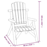 4 Piece Garden Lounge Set Solid Wood Spruce 3185514
