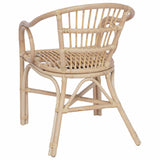 Stacking Chair Natural 58 x 60 x 81 cm Rattan 42033214
