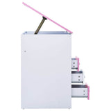 287447 Children Drawing Study Desk Tiltable Pink and White