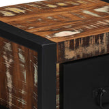 Bedside Cabinet Multicolour 40x35x25 cm Solid Wood Reclaimed 4015946