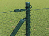 Welded Wire Fence with Concrete Base 10 x 1 m 3353481