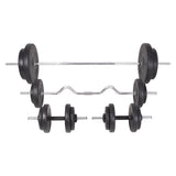91405 Barbell and Dumbbell Set 90 kg