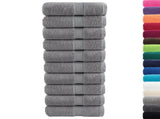 Premium Guest Towels "SOLUND" 10 pcs Grey 30x50 cm 600 gsm 137304