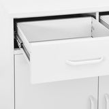 Storage Cabinet White 80x35x101.5 cm Steel 336161