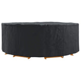 Furniture Cover Black 244 x 244 x 105 cm 420D Oxford Fabric 4106027