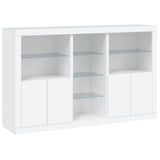 Sideboard with LED Lights White 162x37x100 cm 3209170