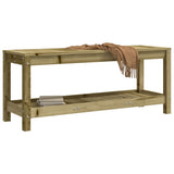 Garden Bench 108x35x45 cm Impregnated Wood Pine 832386