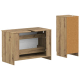 2 Piece Bathroom Cabinet Set UTRECHT Artisan Oak 3417737