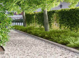 Lawn Edging 50 pcs 103 x 15 cm metal Silver 8008257