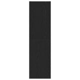 Wall TV Cabinet Black Oak 30.5 x 30 x 110 cm Engineered Wood 862572