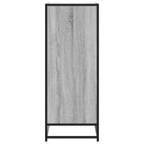 Shoe Cabinet Grey Sonoma 75x38x97.5 cm Engineered Wood and Metal 3300868