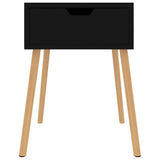 Bedside Cabinet High Gloss Black 40x40x56 cm Engineered Wood 326809