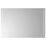LED Bathroom Mirror Transparent 90 x 60 cm Tempered Glass 42045802