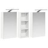 Bathroom Cabinet Set 3 pcs 80 x 10.5 x 50 cm Engineered wood 3403656