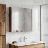 Bathroom Mirror Cabinet Old Wood 103.5 x 15.5 x 70 cm 889277