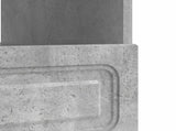 LED TV Cabinet Concrete Grey Engineered Wood 897868