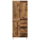 Highboard Old Wood 69.5 x 34 x 180 cm Engineered Wood 3415680