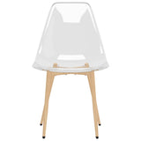 Dining Chairs 6 pcs Transparent PET 3082351