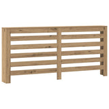 Radiator Cover Artisian Oak 175x20x82 cm Engineered Wood 852716