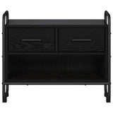TV Cabinet 60 x 30 x 50 cm Black Oak Engineered Wood 8013776