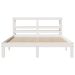 Bed Frame with Headboard without Mattress White 120x200 cm 3306046