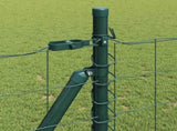 Welded Wire Fence with Concrete Base 25 x 1 m 3350864