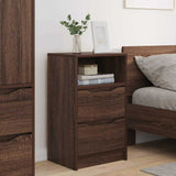 Bedside Tables 2 pcs Brown Oak 40 x 30 x 467 cm Engineered Wood 888922