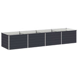 Raised Garden Bed Anthracite 320 x 80 x 55 cm cold-rolled steel 8006422