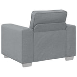 Sofa Set with Cushion 3 pcs Grey 219 x 77 x 82 cm Fabric 3324658
