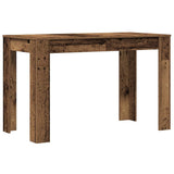 Dining Table Old Wood 120x60x76 cm Engineered Wood 855840